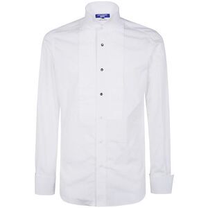 JUNYA WATANABE Man Pleated Front Dress Shirt Men WHITE Shirts